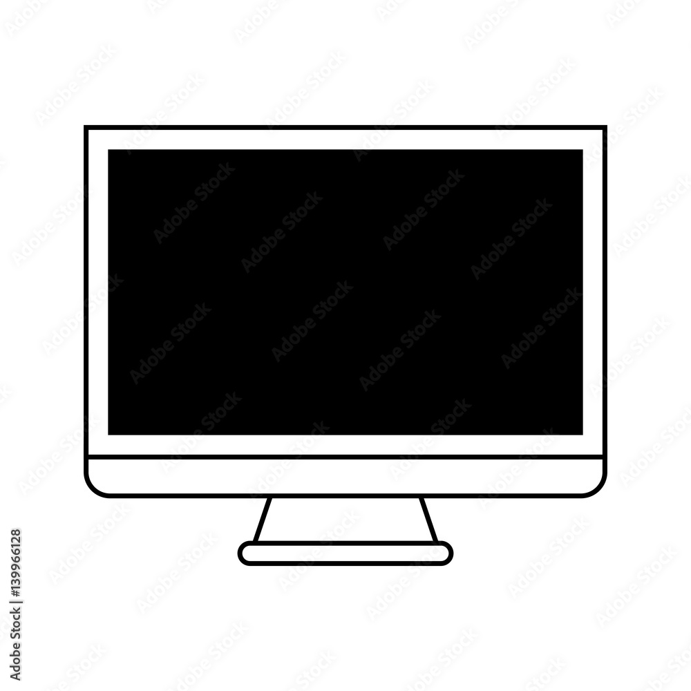 computer monitor icon image vector illustration design computer monitor icon image vector illustration design