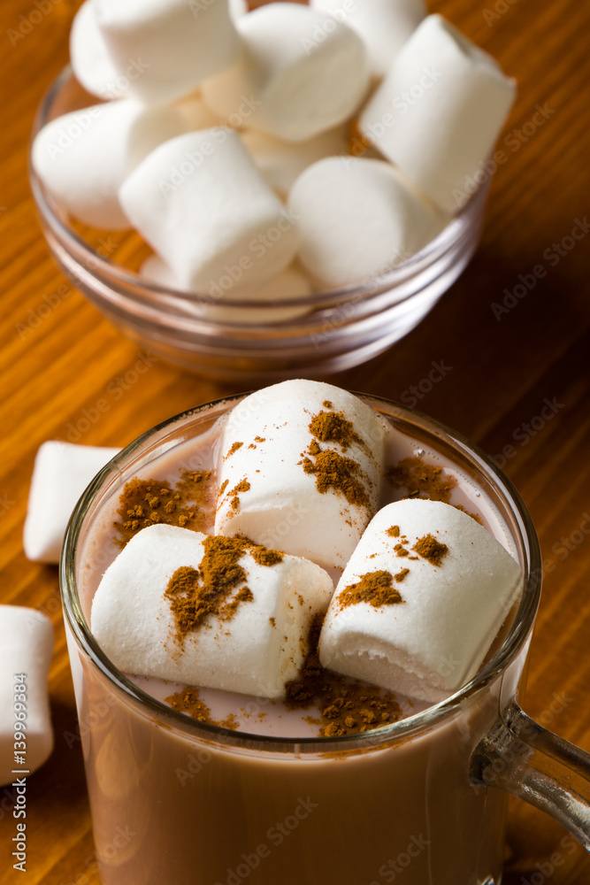 hot cocoa with marshmallow hot cocoa with marshmallow