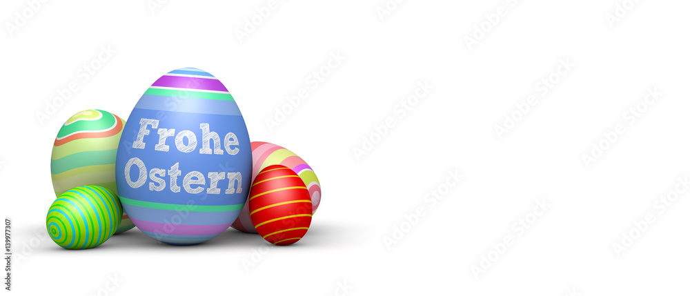 Fototapeta premium Ostern / Ostereier / Holz / Hintegrund