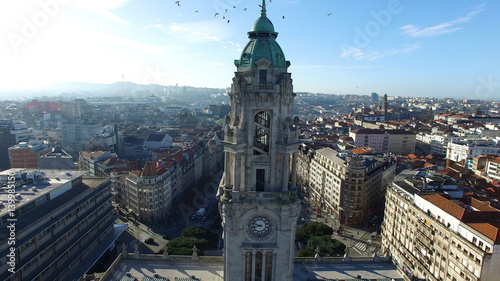 Aerial View of City Hall, Porto, Portugal   © gustavofrazao