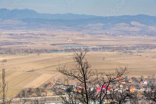 Beautiful view from the Deva citadel  photo