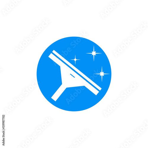 House cleaning service logo. Abstract concept.Vector illustration on white background.