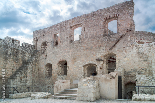 Castle ruins in Kazimierz Dolny, Poland