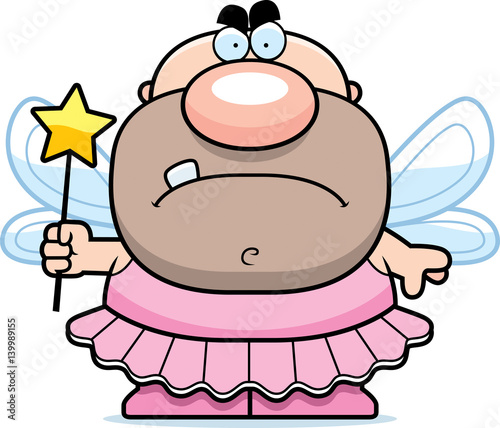 Cartoon Angry Tooth Fairy