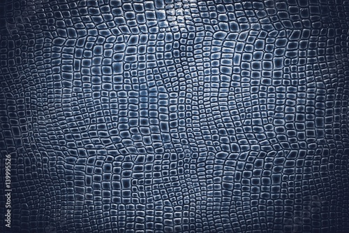 Crocodile leather texture background. Macro shot. Stock image.