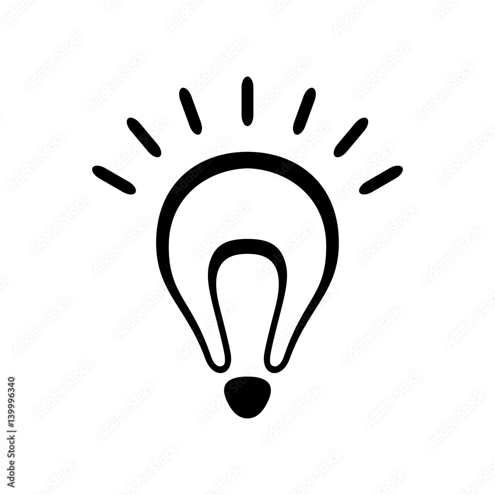 Bulb icon, vector illustration Bulb icon, vector illustration