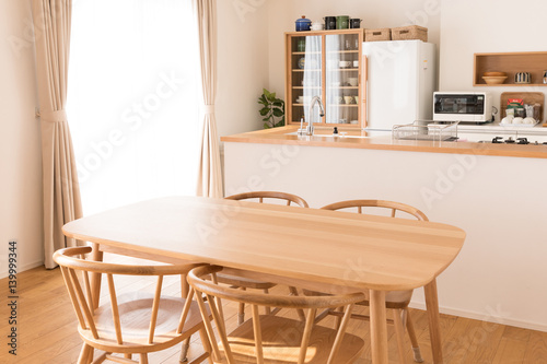 interior of simple modern kitchen © taka