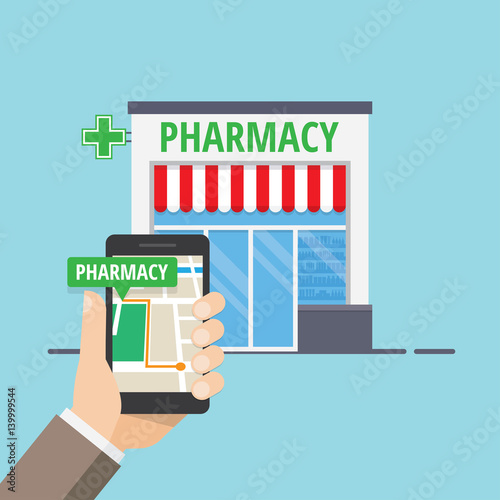 Pharmacy Location Sign