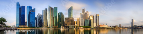 Photography Singapore Skyline and view of Marina Bay