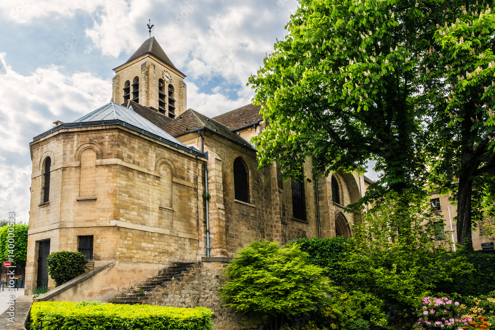 Saint-Pierre-Saint-Paul Church (XII) in Ivry-sur-Seine. France.