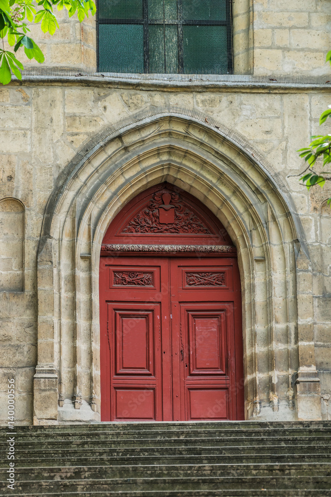 Saint-Pierre-Saint-Paul Church (XII) in Ivry-sur-Seine. France.