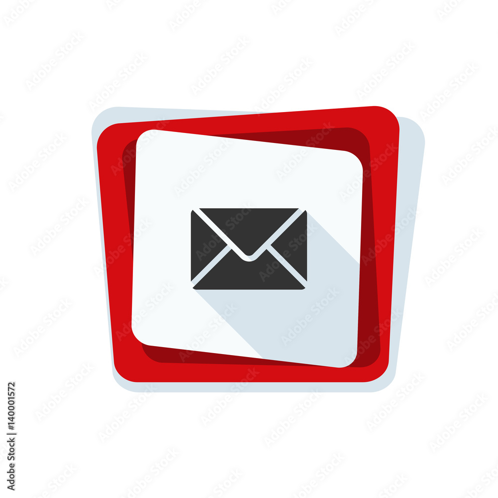 Mail button illustration Mail button illustration