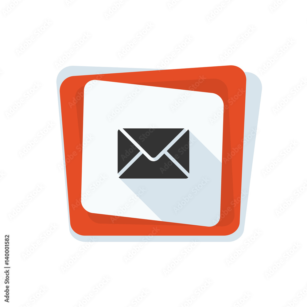 Mail button illustration Mail button illustration