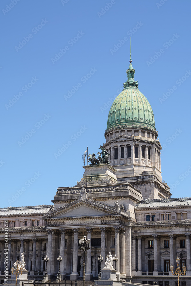 Fototapeta premium The Congress Palace of Argentina