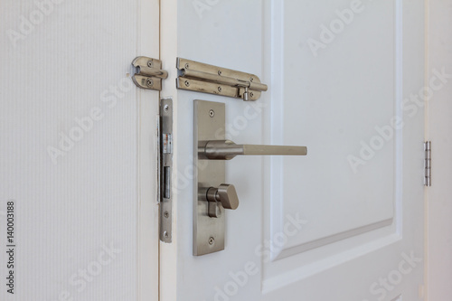 door bolt lock room