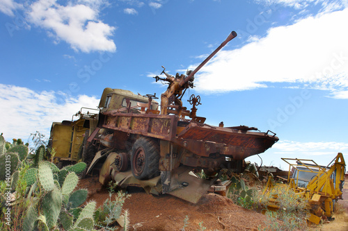 Eritrea’s War of Independence Tank Graveyard in Asmara 