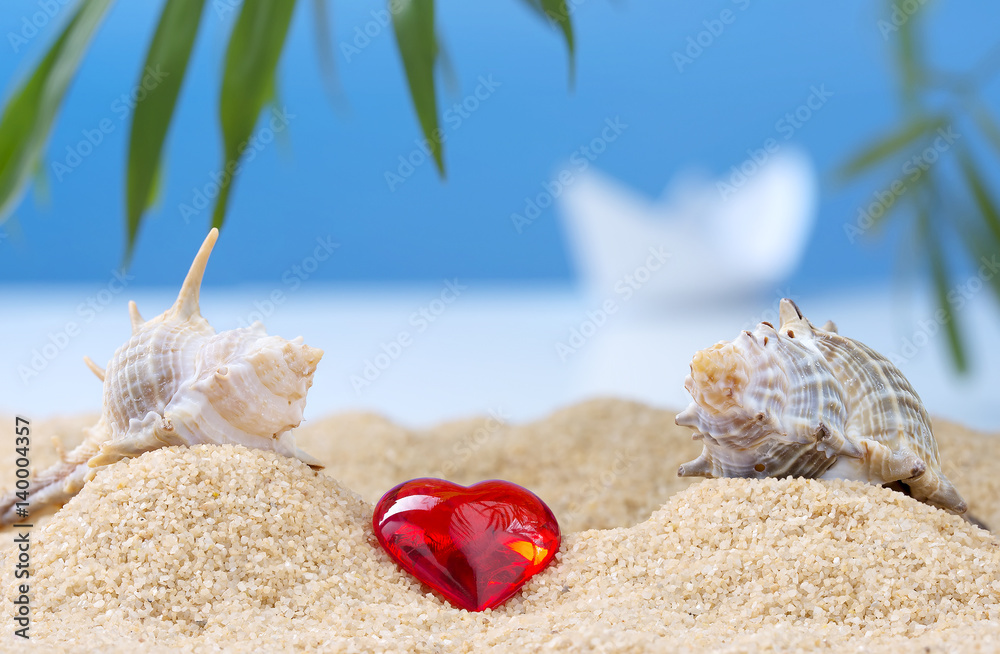 Abstract image of a holiday at sea in the summer season Abstract image of a holiday at sea in the summer season