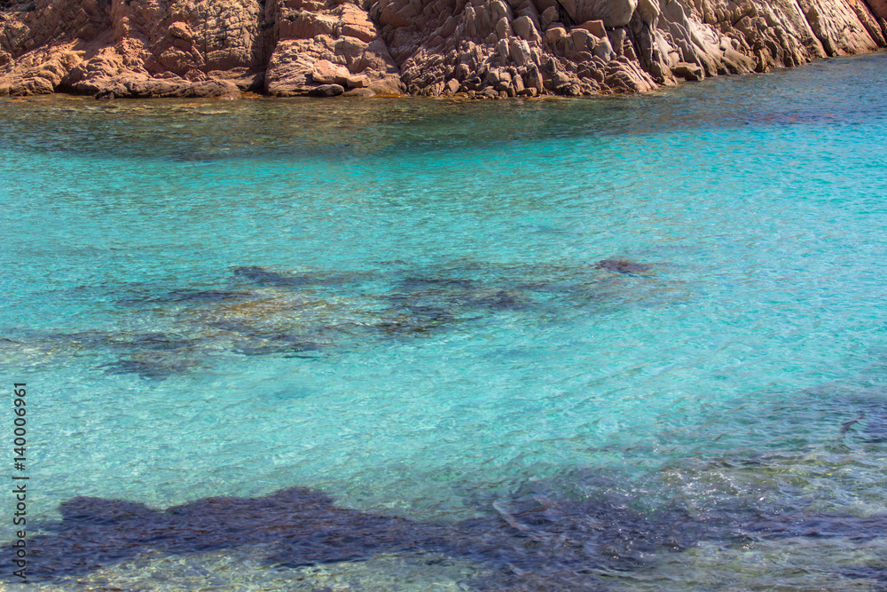 Fototapeta premium Beach of Cala Coticcio, Sardinia, Italy