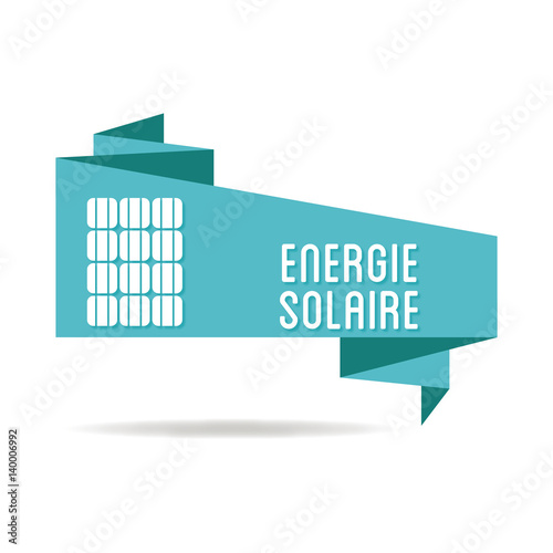 Logo énergie solaire.