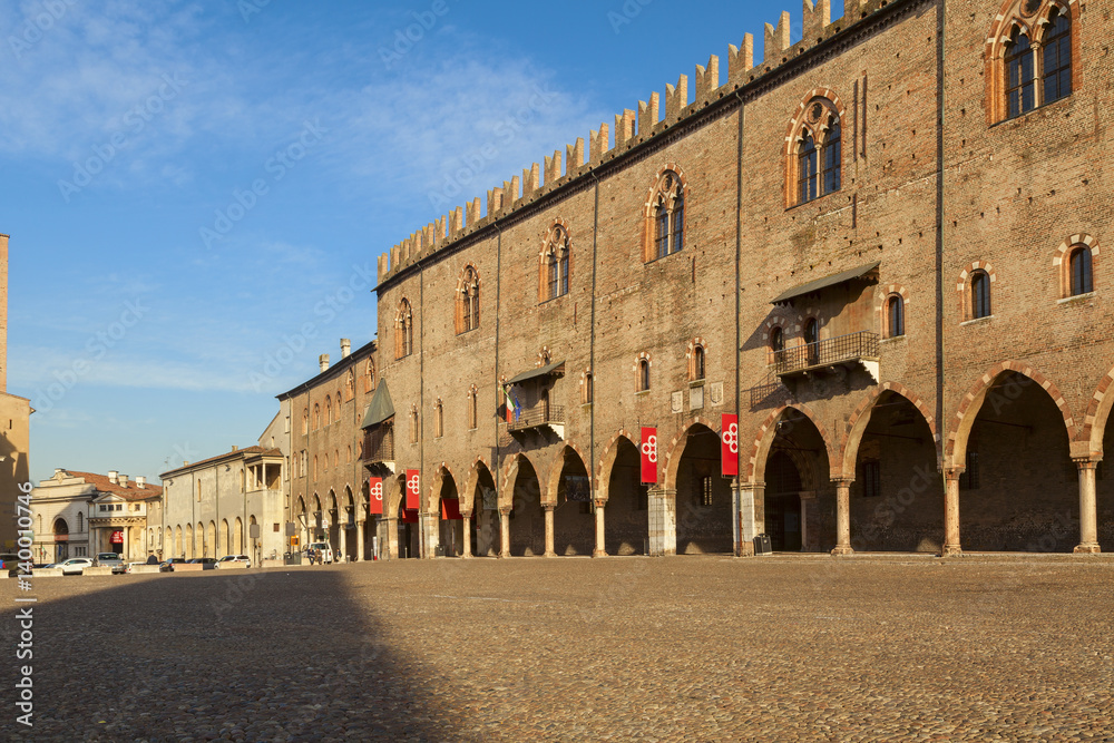 ducal palace in the city of mantua