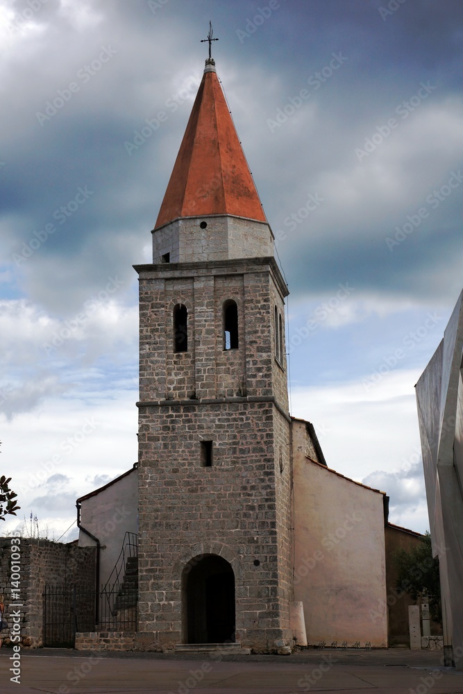 Church of our Lady of Health in Krk, Croatia