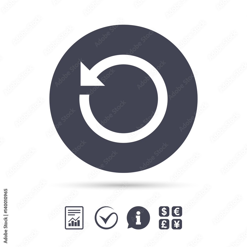 Repeat icon. Refresh symbol. Loop sign. Repeat icon. Refresh symbol. Loop sign.