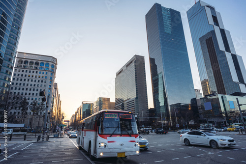 Samseong Station intersection landscape photo