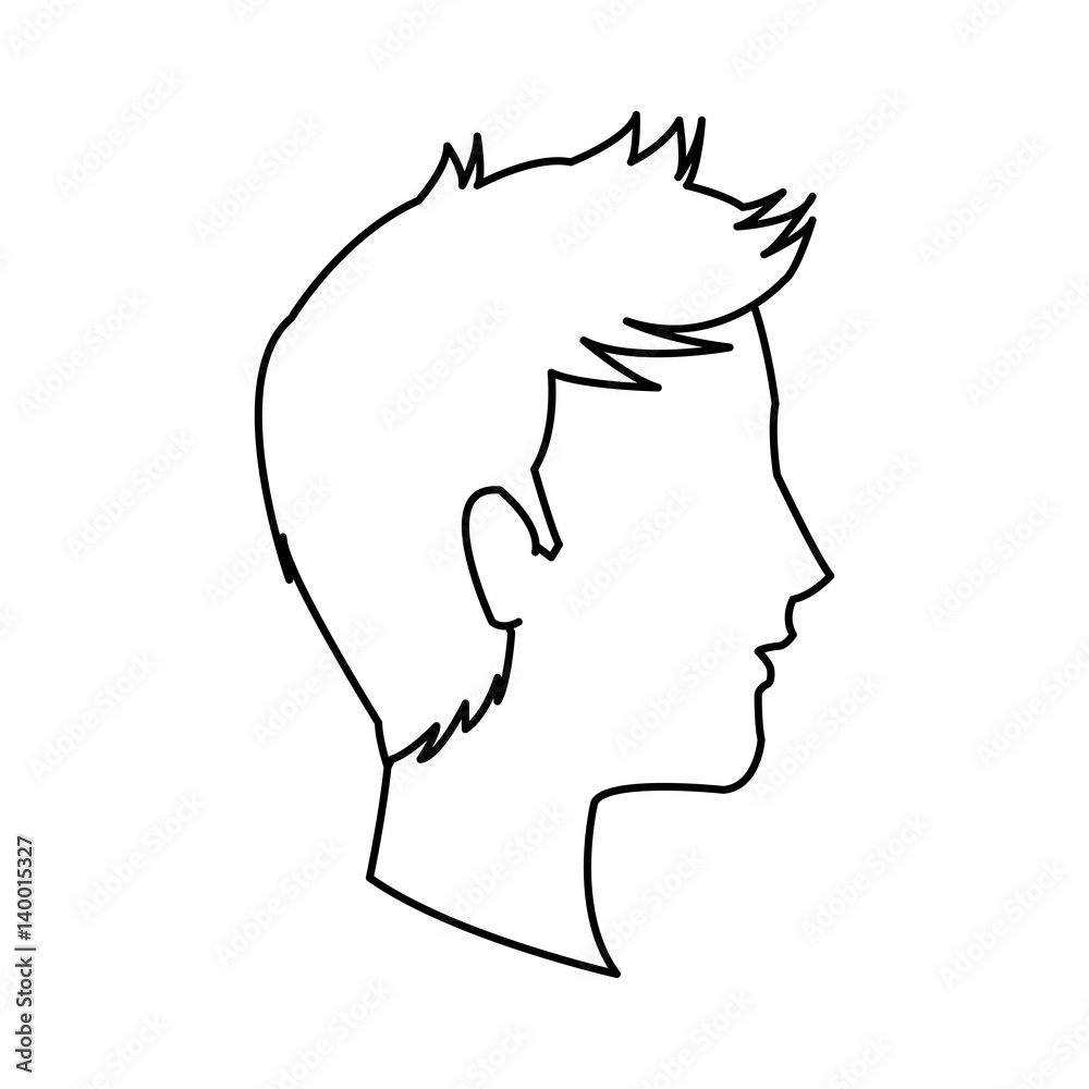 man cartoon icon over white background. vector illustration man cartoon icon over white background. vector illustration