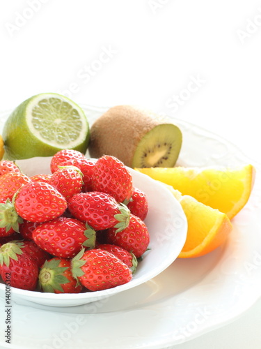 Assorted of great Vitamin C fruit for health image