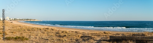 A view of Praia de Alvor in Portimao, Algarve region, Portugal.