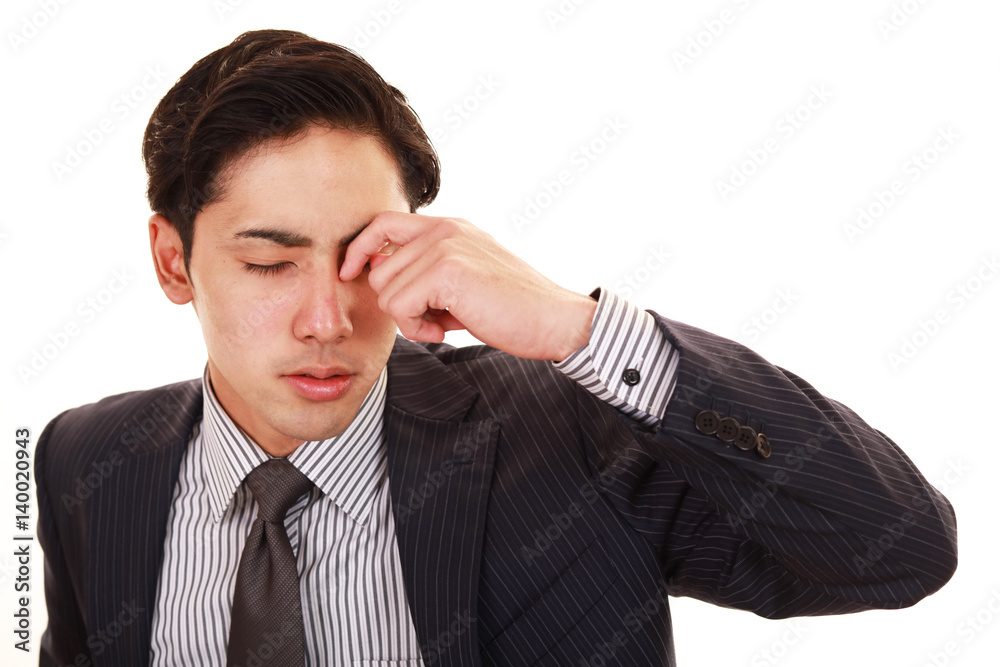 疲れたビジネスマン
