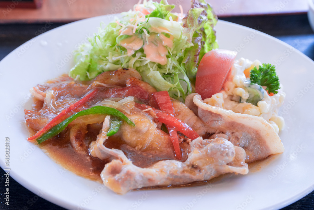 豚肉のしょうが焼き 豚肉のしょうが焼き