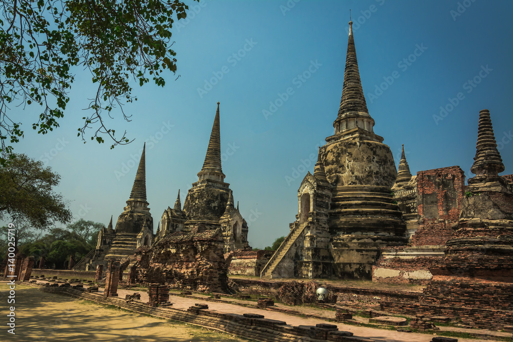 AYUTTHAYA, THAILAND Ruins and Antiques at the Ayutthaya Historical Park AYUTTHAYA, THAILAND Ruins and Antiques at the Ayutthaya Historical Park