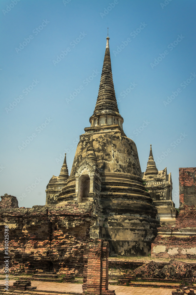 AYUTTHAYA, THAILAND Ruins and Antiques at the Ayutthaya Historical Park