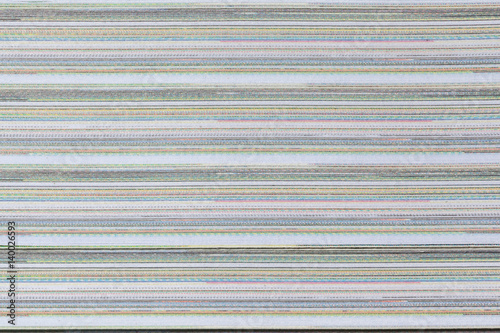 Abstract detail color and layer of book paper pages thick.