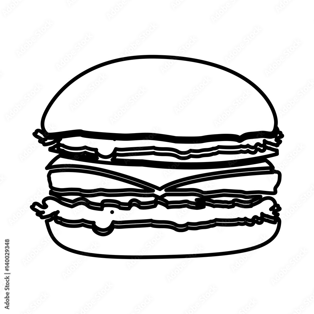 figure hamburger fast food icon, vector illustraction design figure hamburger fast food icon, vector illustraction design