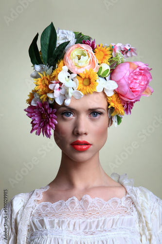 The Beauty Spring Model - perfect make up