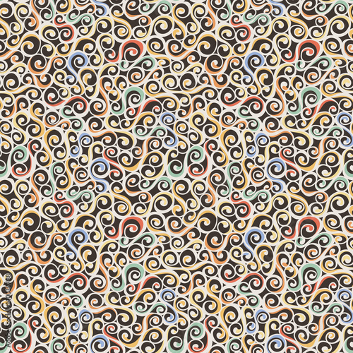 Seamless swirl pattern.
