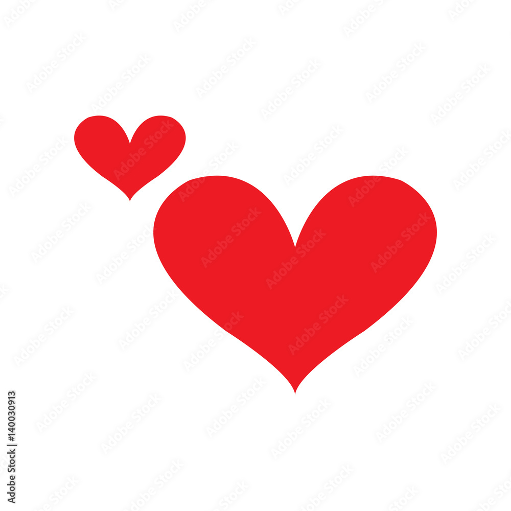 love symbol isolated vector