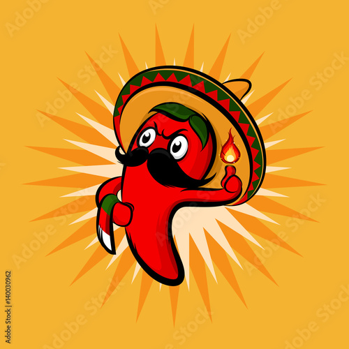 chili sombrero hat