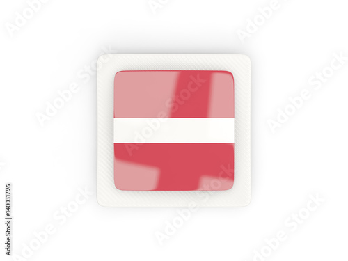 Free Download Square carbon icon with flag of latvia - GFXLoad