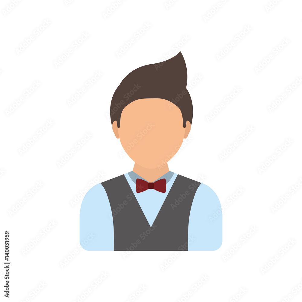 Men faceless profile icon vector illustration graphic design Men faceless profile icon vector illustration graphic design