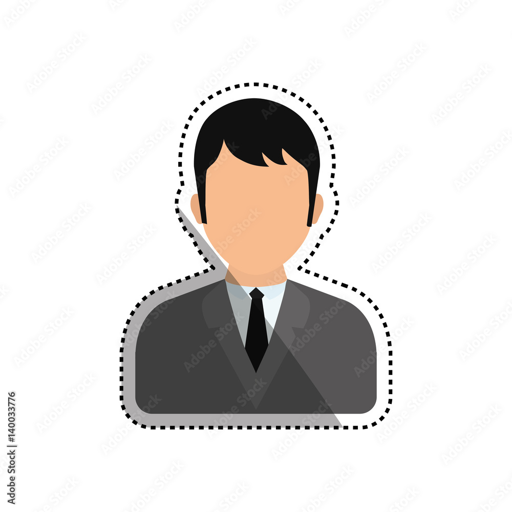 Men faceless profile icon vector illustration graphic design Men faceless profile icon vector illustration graphic design