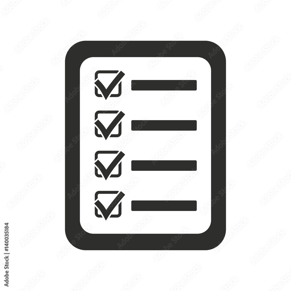 Checklist - vector icon. Checklist - vector icon.