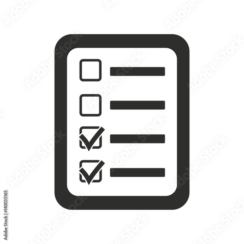 Checklist - vector icon.