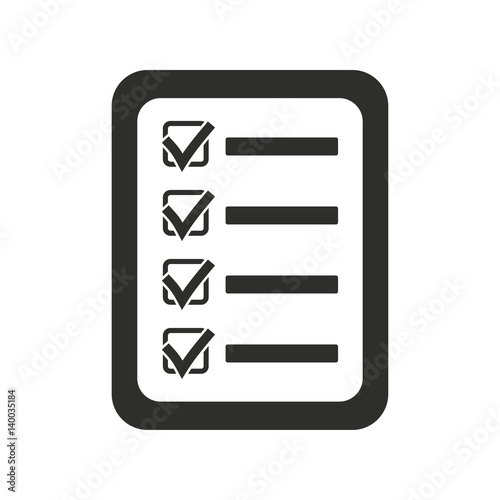 Checklist - vector icon.