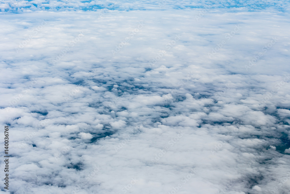 Blue sky with clouds