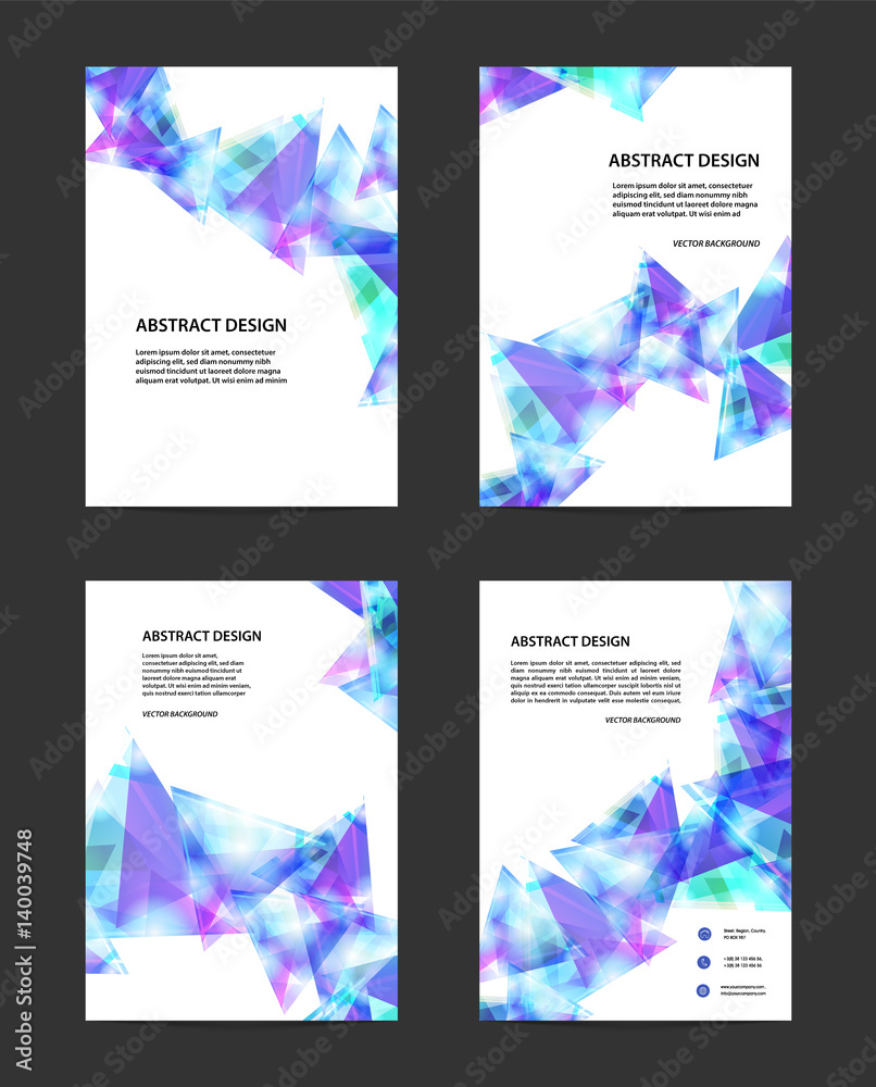 Abstract glowing background. Template for covers, flyers, broshure, banners, posters and placards.