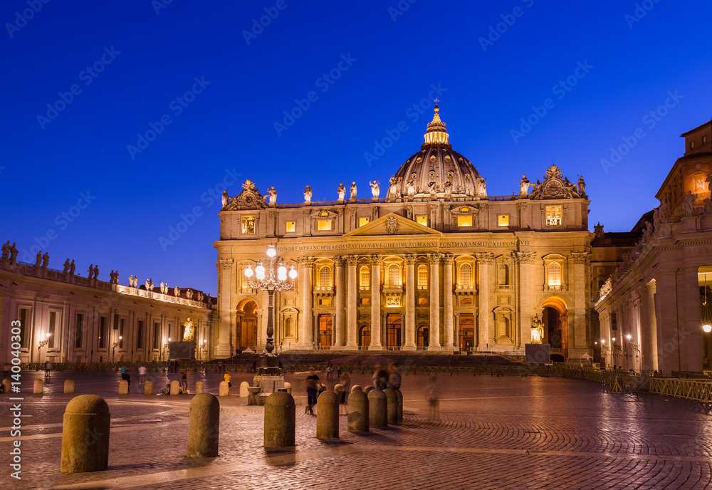 Sant Peters Basilica in Vatican - Rome Italy