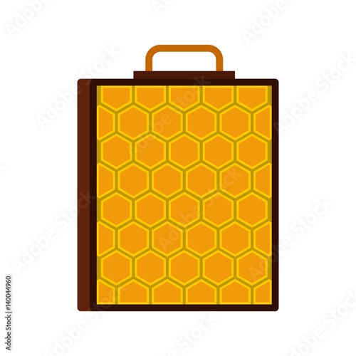 Honeycomb icon, flat style